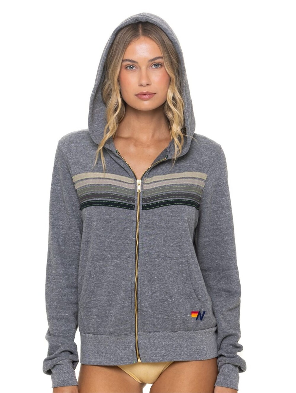 Aviator Nation Five Stripe Hoodie